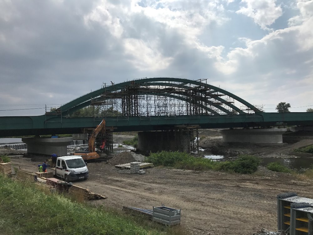 Výsun mostu Dětmarovice